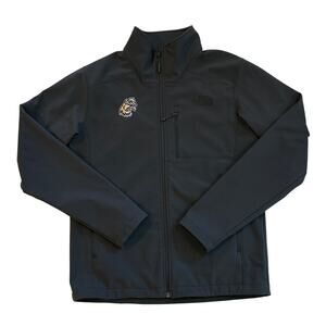 North Face Jacket Mens Size Small Gray Apex Barrier Full Zip WindWall Softshell